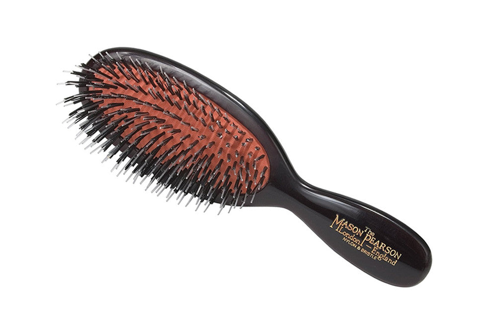 Mason Pearson Pocket Mixture Hair Brush (BN4), Dark Ruby